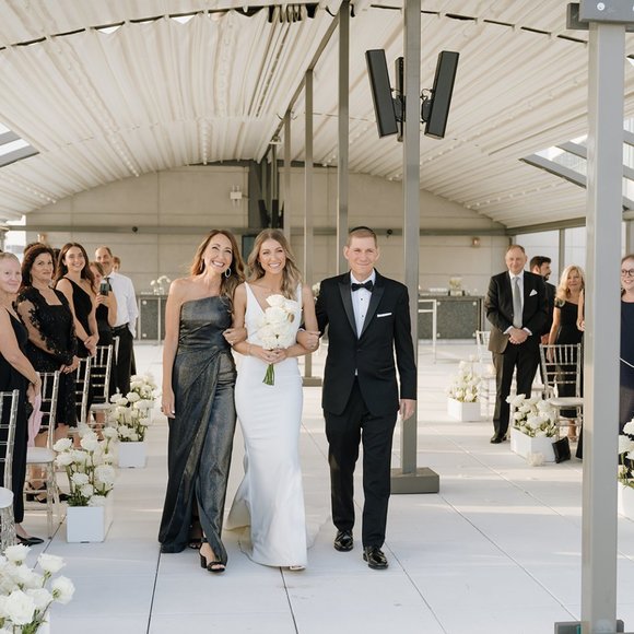 Rene Ruiz Strapless Bustier Side-Draped Gown - Picture 7 of 11